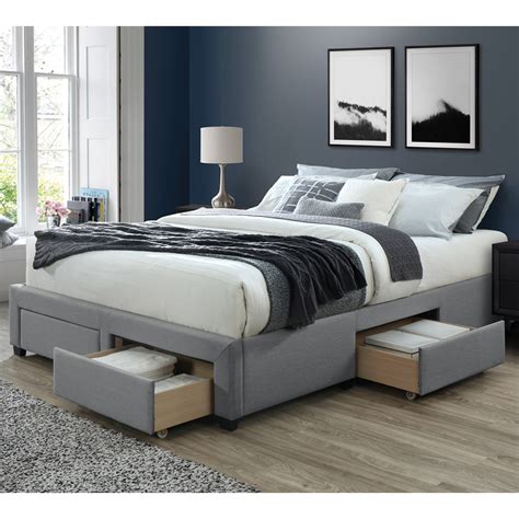 wayfair queen bed with storage|queen size bed base only.